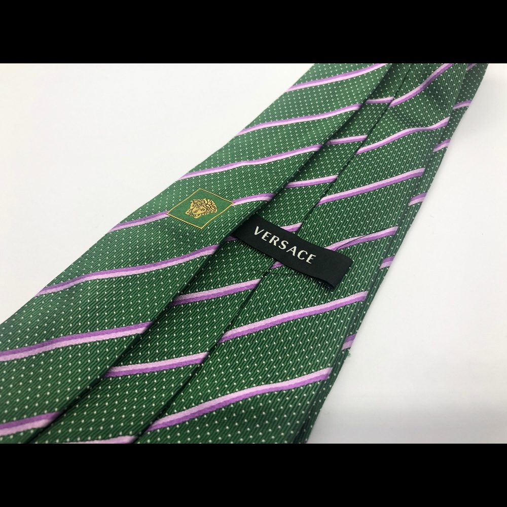Versace Green and Pink tie SOLD